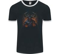 Demonic Bull From Hell Evil Demon Uomo Ringer Fotl