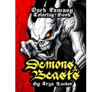Demons and Beasts: Dark Fantasy Coloring Book