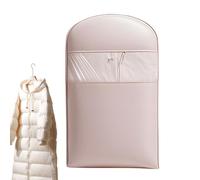 Demsyeq Borsa porta abiti, a compressione, da appendere, con gancio e protezione antipolvere per matrimoni, armadi, traslochi, aeroplani, danza