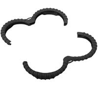 DEMULAX 2 anelli anticollisione, for DJI, 2 copri elica for drone, copri anello di protezione, accessori (arancione) Protezione elica drone(Schwarz)