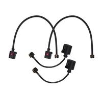 DEMULAX 2 pairs Front + Rear Brake Pad Sensor 7P0907637 7P0907637C 95861236550, for VW, for Touareg, 7P5 7P6, for Porsche, for CAYENNE, 92A, for PANAMERA, 970 Sensore di usura dei freni