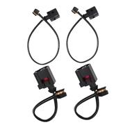 DEMULAX 2 pairs Front + Rear Brake Pad Sensor 7P0907637A 7P0907637C 95861236550, for VW, for Touareg, 7P5 7P6, for Porsche, for CAYENNE, 92A, for PANAMERA, 970 Sensore di usura dei freni