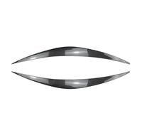 DEMULAX 2 pezzi ABS lucido sopracciglia fari malvagi palpebre, for I30n RS Active Performance 2017-2020 adesivi 3D Pellicola decorativa per fari auto(Carbon Look)