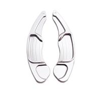DEMULAX 2 pezzi Copertura for estensione delle leve del cambio al volante, for Ford, for Mondeo, Edge Taurus, for Lincoln, MKC MKX MKZ 2013-2019 Leva del cambio(Silver)