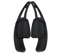 DEMULAX 2 pezzi Estensione leva cambio auto Paddle volante, for Audi, A4 B9 A5 Q2 Q7 S3 S4 TT TTS 2016 2017 2018 Leva del cambio(Schwarz)