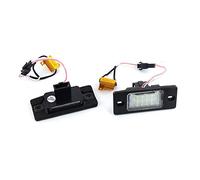 DEMULAX 2 pezzi, for Porsche, for Cayenne 955 957 02-10, for VW, for Golf 5, for Touareg MK1, for 07-15, for Passat B5.5 Numero luce targa Fanali posteriori Lampada targa a LED