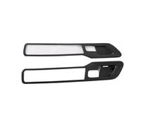 DEMULAX 2 pezzi, for RAM 2022 2023 ABS maniglia interna in fibra di carbonio ciotola pannello telaio copertura finiture adesivo decorativo accessori auto Rivestimento per maniglia portiera auto