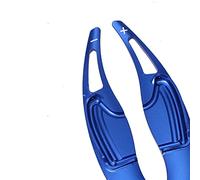 DEMULAX 2 pezzi leva cambio estensione volante auto CR-V 2016 2017, for Civic, 2012 2013 2014 alluminio Leva del cambio(Blue)