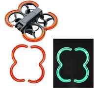 DEMULAX 2 Propeller Guard Protector, Prop Bumper Anti-collisione Anello di Copertura Protettiva, for DJI, 2 Accessori (Arancione) Protezione elica drone(BLACK Luminous)