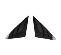 DEMULAX 2 pz Auto Finestra Feritoie, for Civic, 2022 2023 11th Gen Side Vent Finestra Feritoia Otturatore Scoop Copertura In Fibra di Carbonio Gloss Nero Persiana per finestrini auto(Carbon fiber)