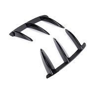 DEMULAX 2PCS W176 Splitter Paraurti Posteriore Canard Spoiler, for Mercedes-Benz, A200 A250 A260 A45 AMG Pacchetto ABS Nero Rivestimento spoiler posteriore per auto