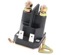 DEMULAX 435-700 Solenoide di avviamento 3 terminali 12V, for, Solenoide di avviamento, for, 539101714 Trombetta 812-1221-211 854-1221-210 93265-9 93265WR Relè di avviamento(Black 192507)