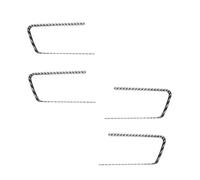 DEMULAX Accessori for adesivi decorativi for cornice decorativa for maniglia interna della portiera dell'auto in fibra di carbonio, for Prado 2010-2018 Rivestimento per maniglia portiera auto