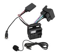 DEMULAX Adattatore musicale Bluetooth, for auto, cavo audio Bluetooth 5.0 a 12 pin, adattatore microfono vivavoce sostitutivo, for Peugeot, 207, 307, 407, 308, for Citroen, C2, C3, C4, C5, C6, C8 adat