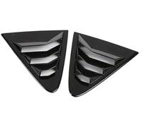 DEMULAX Adesivo for copertura finestrino posteriore for auto, for Toyota, Corolla, berlina 2019-2023 Trim Vent Scoop ABS Fibra di carbonio Nero Otturatore laterale Modanatura per persiane auto(BLACK B