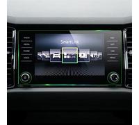DEMULAX Adesivo for pellicola protettiva for schermo in vetro temperato for navigazione GPS for auto, for Skoda, for KODIAQ, 2017 2018 2019 2020 Pellicola protettiva per lo schermo(8 inch 253X133mm)