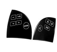 DEMULAX Adesivo for Pulsanti 1 Paio Adesivo for Decalcomania Riparazione Pulsante Volante Anteriore for Auto Nera, for Lexus, ES350 2007 2008 2009 2010 2011 2012 Kit Pulsanti al Volante