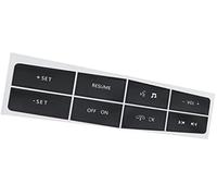 DEMULAX Adesivo for Pulsanti 1x Adesivo for Pulsanti Interni Auto Adesivo for Riparazione Pulsante di Controllo Interruttore sul Volante, for Mustang, 2010 2011 2012 Kit Pulsanti al Volante