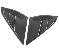 DEMULAX Adesivo for rivestimento della copertura del finestrino posteriore dell'auto, for Accord, 10a generazione 2018-2021 Presa d'aria ABS Fibra di carbonio Nero Otturatore laterale Modanatura per p