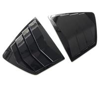DEMULAX Adesivo for rivestimento della copertura della finestra della feritoia posteriore dell'auto, for Accord, 9a berlina 2014-2017 Presa d'aria ABS Otturatore laterale Modanatura per persiane auto(