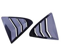 DEMULAX Adesivo for rivestimento della copertura della finestra della feritoia posteriore dell'auto, for Lexus, IS300 IS250 200t 2013-2019 Vent Scoop ABS Fibra di carbonio Auto Side Shutter Modanatura
