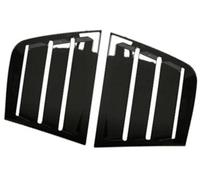 DEMULAX Adesivo for rivestimento della copertura della finestra della feritoia posteriore dell'auto, for DODGE, caricabatterie, 2011-2021 Otturatore laterale Cieco di sfiato Accessori in fibra di carb