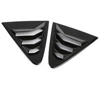 DEMULAX Adesivo for rivestimento della copertura della finestra della feritoia posteriore dell'auto, for Toyota, for Corolla, berlina, 2019-2023 Scoop di ventilazione dell'otturatore laterale ABS in f