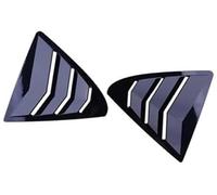 DEMULAX Adesivo for rivestimento della copertura della finestra della feritoia posteriore dell'auto, for Lexus, IS300 IS250 200t 2013-2019 Vent Scoop ABS Fibra di carbonio Auto Side Shutter Modanatura