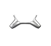 DEMULAX Adesivo for rivestimento della cornice del volante in ABS argento for auto, for Mercedes-Benz, for CE GLK CLS Classe M W204 W212 Adesivo per volante