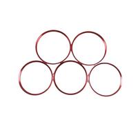 DEMULAX Auto Aria Condizionata Anteriore Cerchio Decorazione Adesivo Trim, for, CLA C117 GLA X156 Classe AB W176 W246 2013-2018 Modanatura bocchette aria auto(Rot)