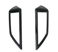 DEMULAX Auto Centrale Aria Condizionata Presa di CORRENTE Vent Decorazione Adesivi Copertura Trim Accessori, for Subaru, Impreza Crosstrek XV 2018 2019 2020 Modanatura bocchette aria auto(Carbon Fiber