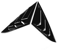 DEMULAX Auto Finestra Feritoia Posteriore Della Copertura Trim Adesivo, for Hyudnai, for Lafesta 2019-2023 Vent Scoop ABS In Fibra di Carbonio Accessori Otturatore laterale Modanatura per persiane aut