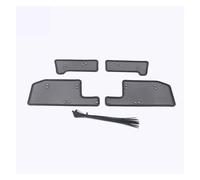 DEMULAX Auto Griglia Anteriore Centrale Insetto Inserto di Screening Mesh Net Polvere Esterno Refit Kit Accessori, for Hyundai, for Elantra, 2021-2023 Zanzariera per griglia auto(With Camera Hole)
