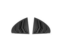 DEMULAX Auto Lunotto Posteriore Persiana Feritoia Vent Pannello di Copertura Trim, for, for Classe C W206 Berlina 2022 Accessori In Fibra di Carbonio Nero Persiana per finestrini auto(Black Style)