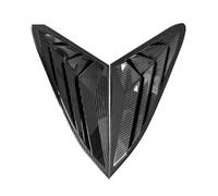DEMULAX Auto Porta Posteriore Feritoia Finestra Triangolo Persiane Decor Copertura Trim, for Kia, for Optima K5 GT 2020 2021 2022 In Fibra di Carbonio Persiana per finestrini auto