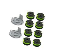 DEMULAX Bobina di ricambio for decespugliatore, bobine di ricambio e copertura autoalimentate da 0,079", for Ryobi, RAC142 36V, for RLT36B33 RY36LT33A-0, bobine di ricambio for decespugliatore a batte