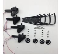 DEMULAX Braccio alare pieghevole Include ingranaggi Asse motore | Cuscinetto ecc., for S169 SG700-D Drone RC Quadcopter Pezzi di ricambio