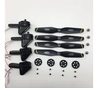 DEMULAX Braccio alare pieghevole Include ingranaggi Asse motore | Cuscinetto ecc., for S169 SG700-D Drone RC Quadcopter Pezzi di ricambio