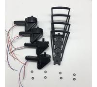 DEMULAX Braccio alare pieghevole Include ingranaggi Asse motore | Cuscinetto ecc., for S169 SG700-D Drone RC Quadcopter Pezzi di ricambio