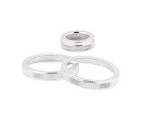 DEMULAX C GLS GLK GLE CLS SLC G W204 X166 W218 R172 Auto Aria Condizionata Interruttore di Controllo del Volume Manopola Della Copertura Trim Decalcomanie Copri manopola aria condizionata(Silver)