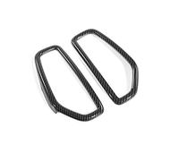 DEMULAX Car Styling Center Console Side Aria condizionata Vent Cornice Decorazione Adesivo Trim, for Porsche, for CAYENNE, 2018-2019 Decalcomanie interne Modanatura bocchette aria auto