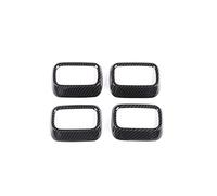 DEMULAX Car Styling Centrale Aria Condizionata Bocchette Cornice Decorazione Copertura Trim Adesivi, for, GLE W167 GLS 2020 Modanatura bocchette aria auto(Carbon Fiber Color)