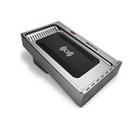 DEMULAX Caricabatterie wireless QI for auto da 15 W, for, X5 F15 X6 F16 X5M F85 X6M F86 2014-2018 Custodia di ricarica for caricabatterie wireless for telefono Caricabatterie wireless per auto