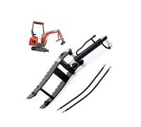 DEMULAX Clip idraulica for pollice, for MINI, accessori for escavatori, clip for pollice con pinza metallica a foro singolo adatta for escavatori fino a 3 tonnellate, con 2 tubi flessibili M14 Joystic