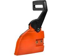 DEMULAX Coperchio frizione, leva freno, pignone, coperchio freno, for motosega Husqvarna 136, 137, 141, 142, ricambio n. 530054802, 5300548-02, 530053017 Coperchio frizione motosega