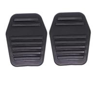 DEMULAX Copertura del pedale del freno e della frizione in gomma di ricambio, for Ford, for Fiesta, 5 MK5 2002 2003 2004 2005 2006 2007 2008 Classic Ikon 6789917 Copripedale per auto