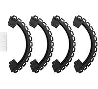 DEMULAX Copertura protettiva for elica, for DJI, drone, pale dell'elica, eliche anticollisione, manicotto paraurti, barra di sicurezza, accessori (nero) Protezione elica drone
