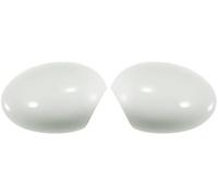 DEMULAX Coppia di copri specchietti retrovisori laterali for portiera auto, colore bianco, for BMW, for MINI, Clubman R55 Hatchback Cooper R56 Cabrio R57 Sostituzione alloggiamento specchio