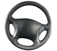 DEMULAX Copri ruota auto Treccia coprivolante per auto, per Mercedes-Benz-, per W203 2001-2007(BLACK Yellow Thread)