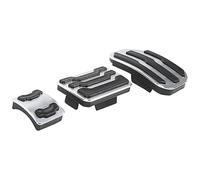DEMULAX Copripedale freno carburante acceleratore auto in lega di alluminio AT, for Ford, for F-150, for F-150, Raptor 2015 2016 2017 2018 2019 Accessori Copripedale Copripedale per auto(Black AT 3PCS
